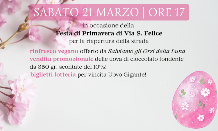Sabato 21 marzo: festeggiamo insieme!