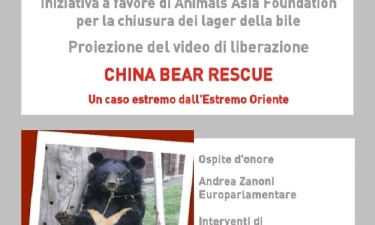 Salviamo gli Orsi della Luna arriva a Roma!