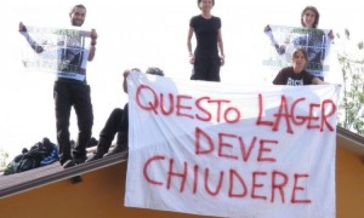 Blitz in uno dei lager di casa nostra